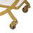 Atlas Lighting Ring Bar Cart, Gold