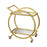 Atlas Lighting Ring Bar Cart, Gold