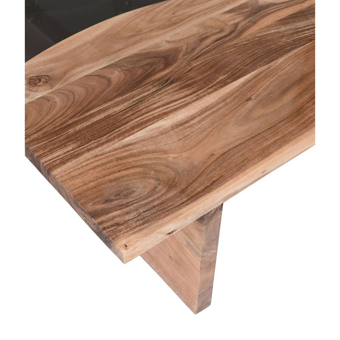 Atlas Lighting River Wood Coffee Table, Natural