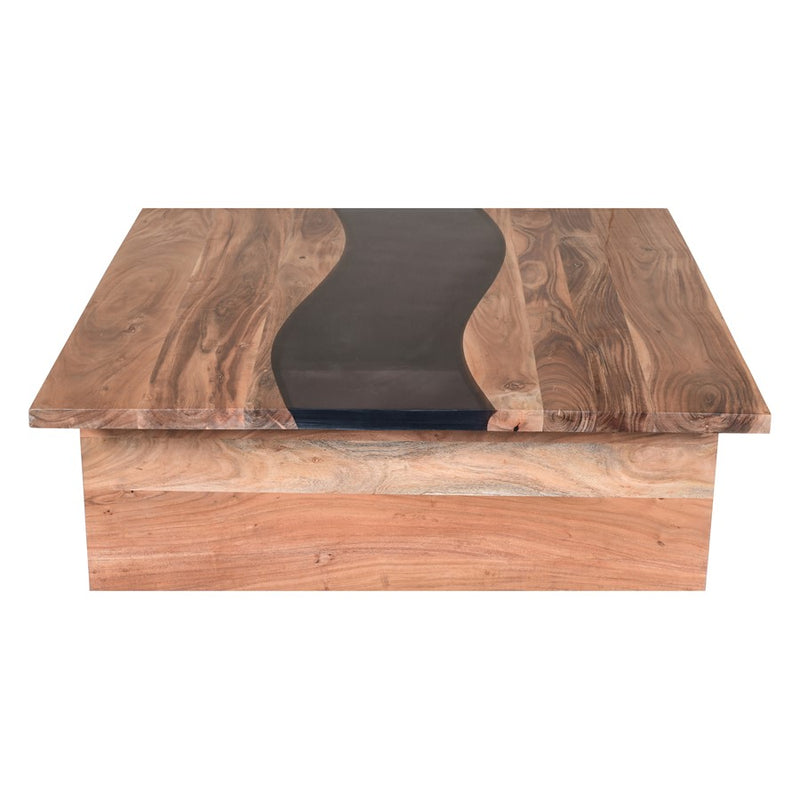 Atlas Lighting River Wood Coffee Table, Natural