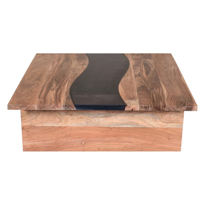 Atlas Lighting River Wood Coffee Table, Natural