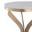 Atlas Lighting Rowe Accent Table, Aged Brass