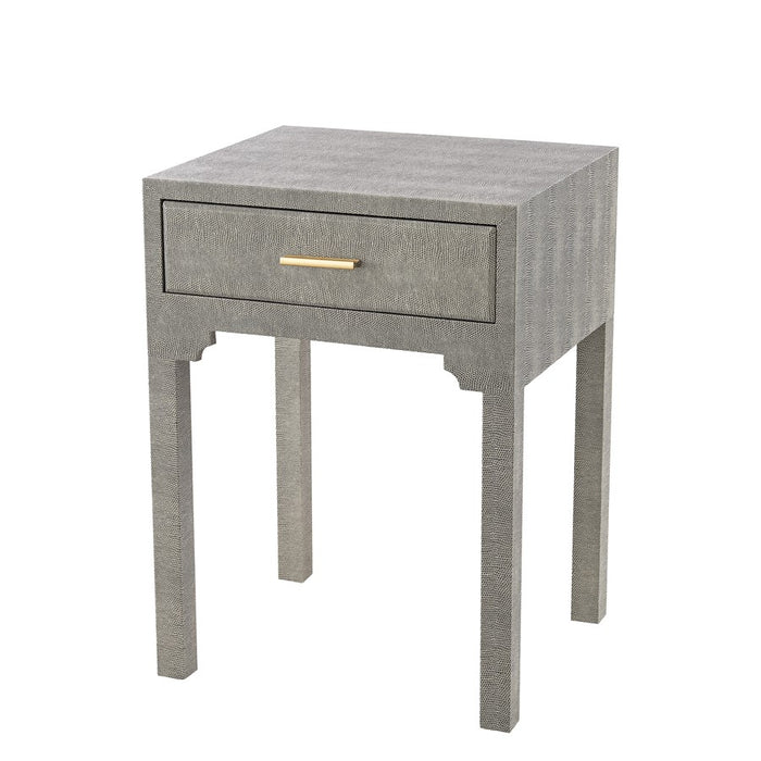Atlas Lighting Sands Point Accent Table, Gray