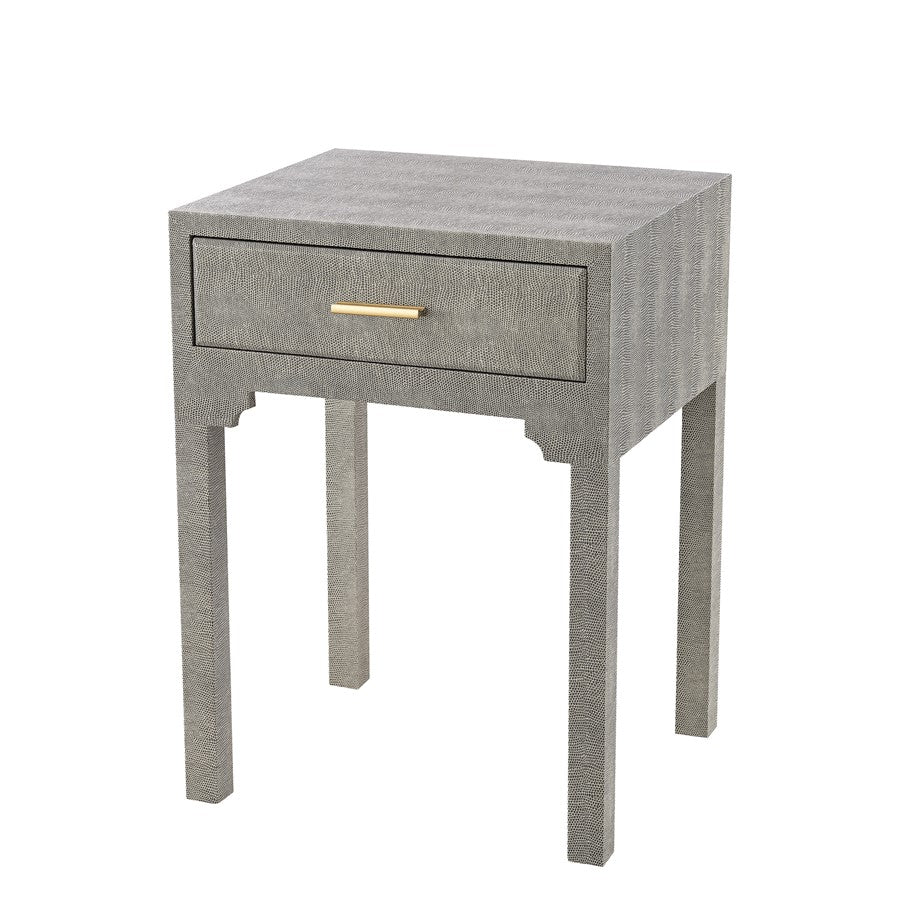 Atlas Lighting Sands Point Accent Table, Gray