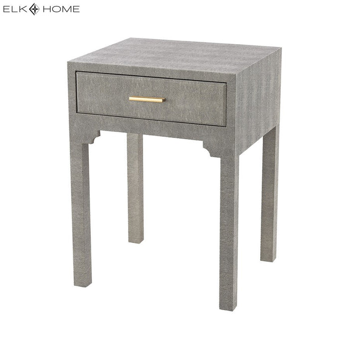 Atlas Lighting Sands Point Accent Table, Gray