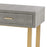 Atlas Lighting Sands Point Desk, 2 Drawer Gray