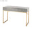 Atlas Lighting Sands Point Desk, 2 Drawer Gray