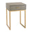 Atlas Lighting Shagreen Accent Table, Gray