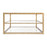 Atlas Lighting Strie Coffee Table, Antique Brass
