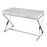 Atlas Lighting Super White Desk Chrome