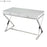 Atlas Lighting Super White Desk Chrome