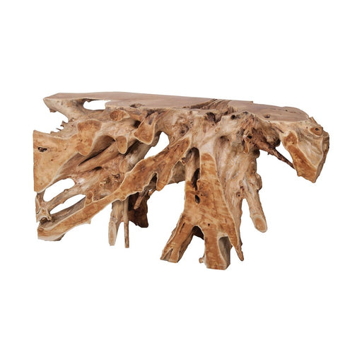 Atlas Lighting Teak Root Console Table, Natural