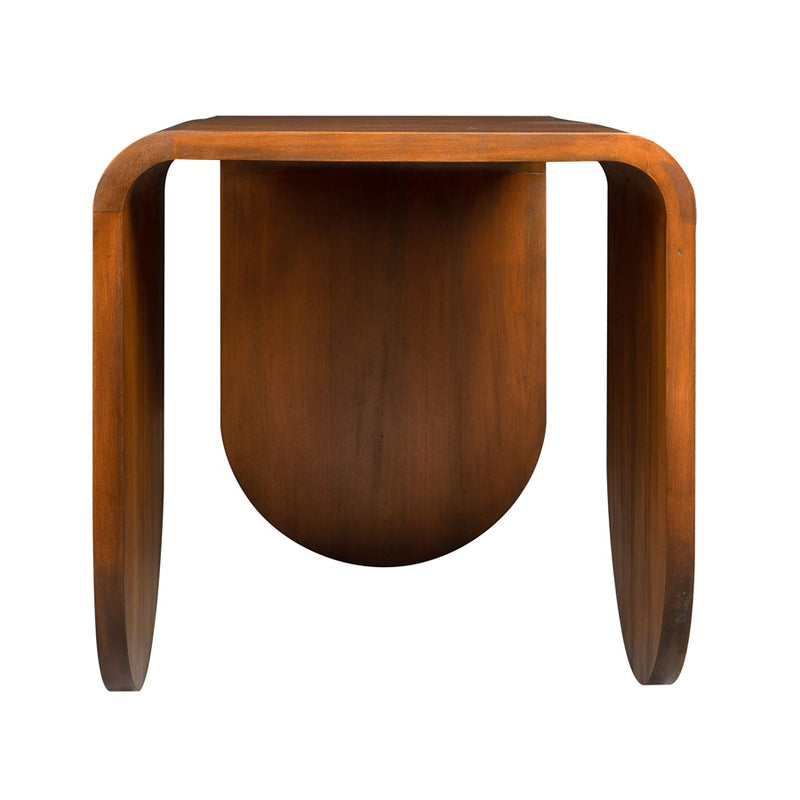 Atlas Lighting Warren Accent Table | Transitional Walnut Wood | Living Room & Bedroom Side Table | 23 x 27 x 24 in | Model TA11207-01