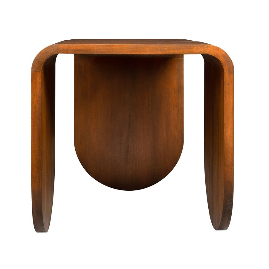 Atlas Lighting Warren Accent Table, Walnut