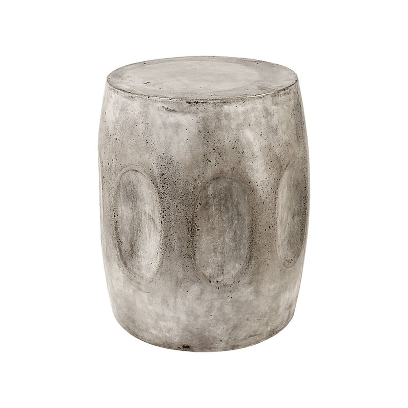 Atlas Lighting Wotran Accent Table | Modern Polished Concrete | Living Room & Lounge Side Table | 16 x 16 x 17 in | Model TA11209-01