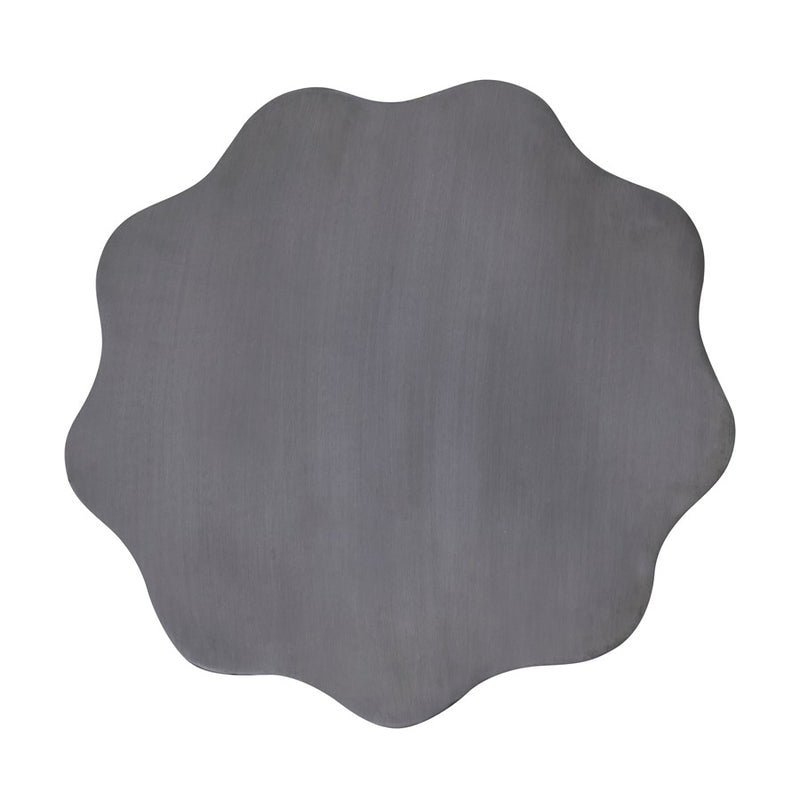 Atlas Lighting Agata Accent Table, Antique Zinc