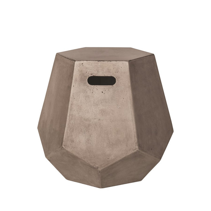 Atlas Lighting Delana Accent Table, Polished Concrete