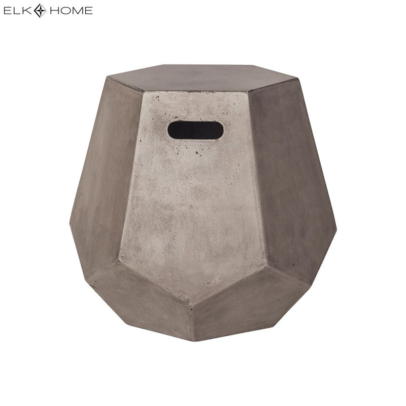 Atlas Lighting Delana Accent Table, Polished Concrete