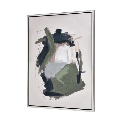 Atlas Lighting Beyer II Abstract Framed Wall Art, White