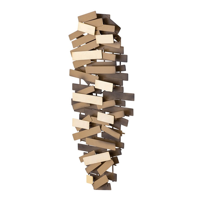 Atlas Lighting Bond Dimensional Wall Art, Satin Brass