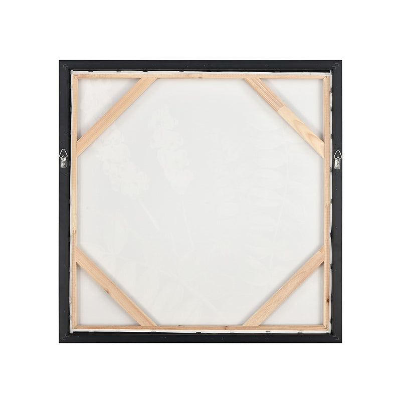 Atlas Lighting Botanical Study II 24.75in Square Framed Wall Art | Transitional Green and Black Fabric with Gold Frame | Living | Model WA11021-02