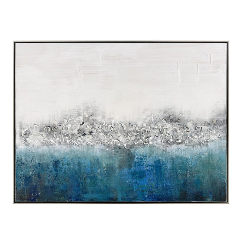 Atlas Lighting Boundless Framed Wall Art, Blue