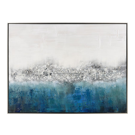 Atlas Lighting Boundless Framed Wall Art, Blue