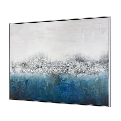 Atlas Lighting Boundless Framed Wall Art, Blue