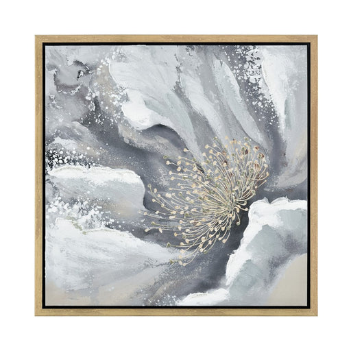 Atlas Lighting Bowie Bloom I Framed Wall Art, Gray