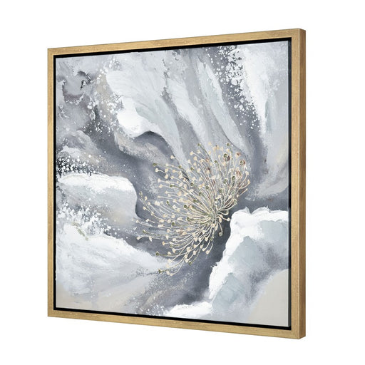 Atlas Lighting Bowie Bloom I Framed Wall Art, Gray