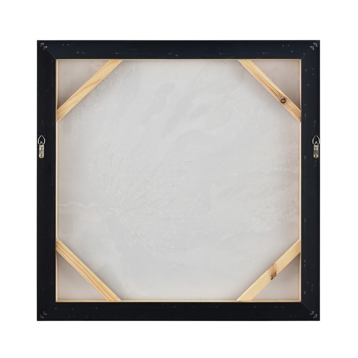 Atlas Lighting Bowie Bloom I Framed Wall Art, Gray