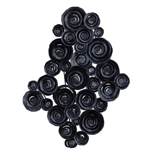 Atlas Lighting Brando Dimensional Wall Art, Matte Black