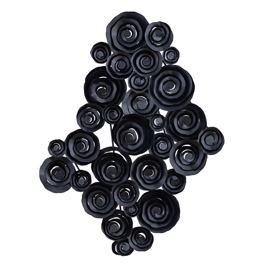 Atlas Lighting Brando Dimensional Wall Art, Matte Black