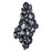 Atlas Lighting Brando Dimensional Wall Art, Matte Black
