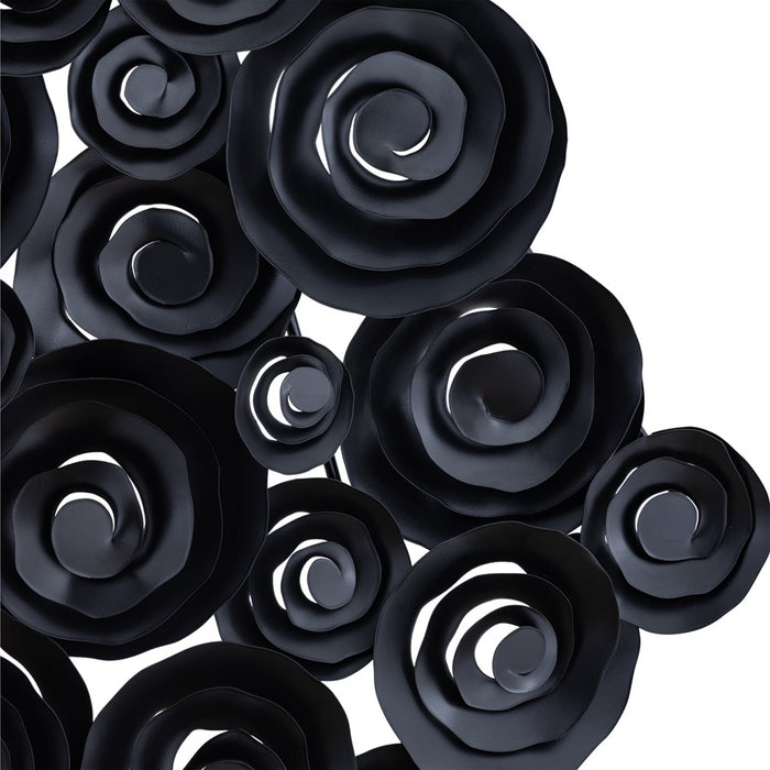 Atlas Lighting Brando Dimensional Wall Art, Matte Black
