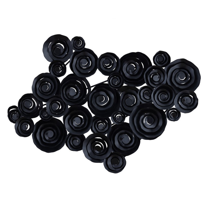 Atlas Lighting Brando Dimensional Wall Art, Matte Black