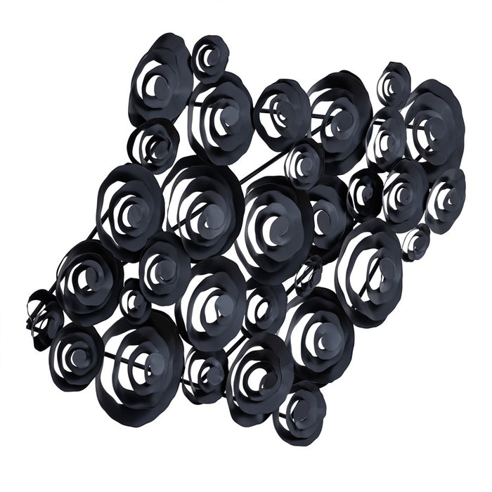 Atlas Lighting Brando Dimensional Wall Art, Matte Black