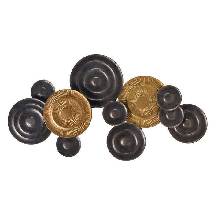 Atlas Lighting Breckman Dimensional Wall Art, Brass