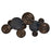 Atlas Lighting Breckman Dimensional Wall Art, Brass