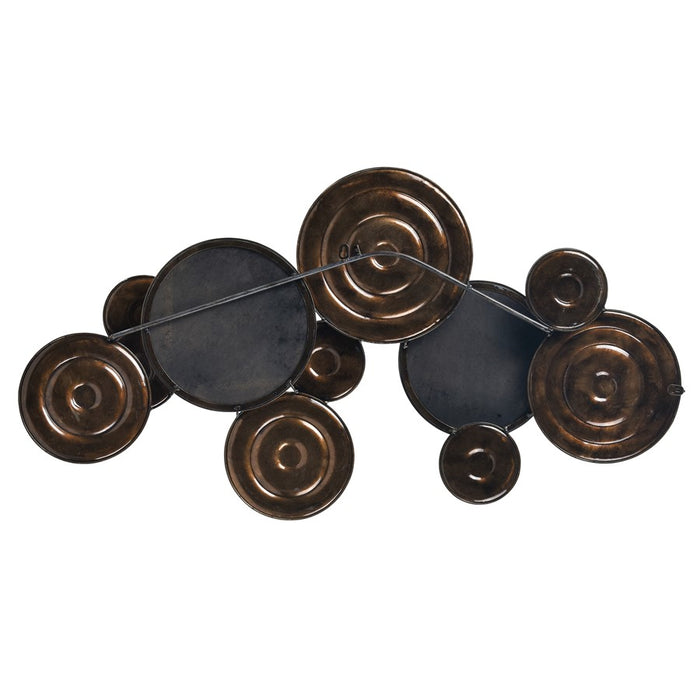 Atlas Lighting Breckman Dimensional Wall Art, Brass
