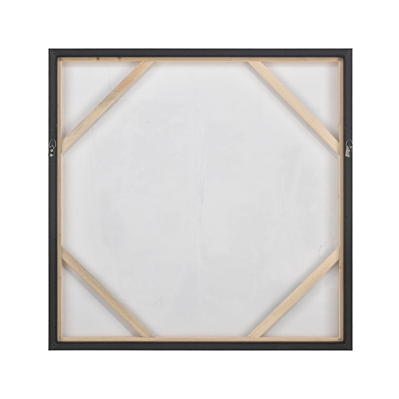 Atlas Lighting Burgess I Abstract Framed Wall Art, Off White