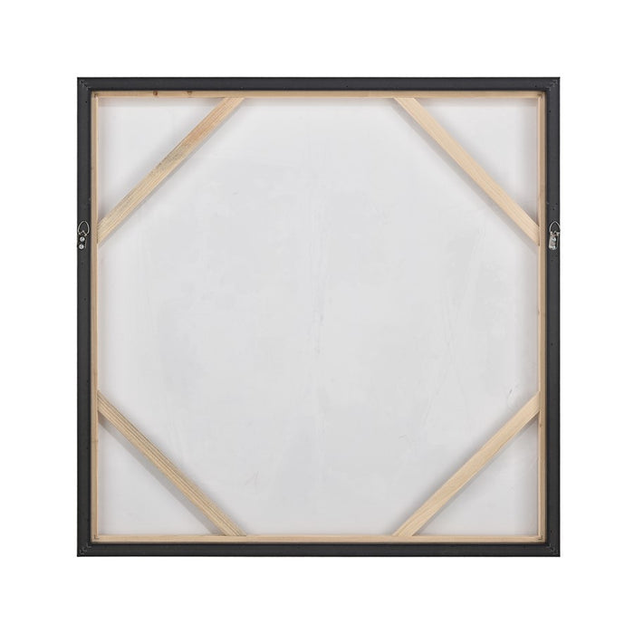 Atlas Lighting Burgess I Abstract Framed Wall Art, Off White