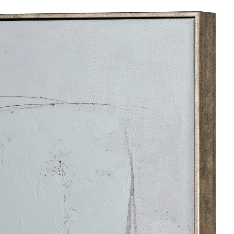 Atlas Lighting Burgess I Abstract Framed Wall Art, Off White