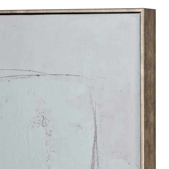 Atlas Lighting Burgess I Abstract Framed Wall Art, Off White