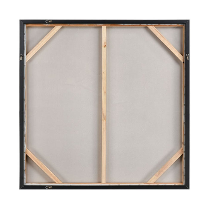 Atlas Lighting Bursts Framed Wall Art, Blue