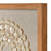 Atlas Lighting Concentric Shell Dimensional Wall Art, Natural