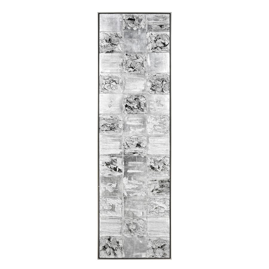 Atlas Lighting Gambit Wall Art, Silver