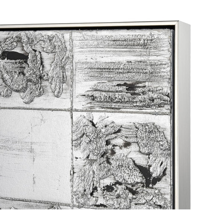 Atlas Lighting Gambit Wall Art, Silver