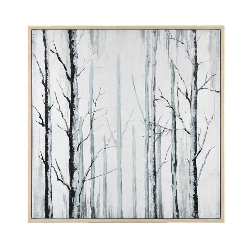 Atlas Lighting Jordan Forest Framed Wall Art, Off White