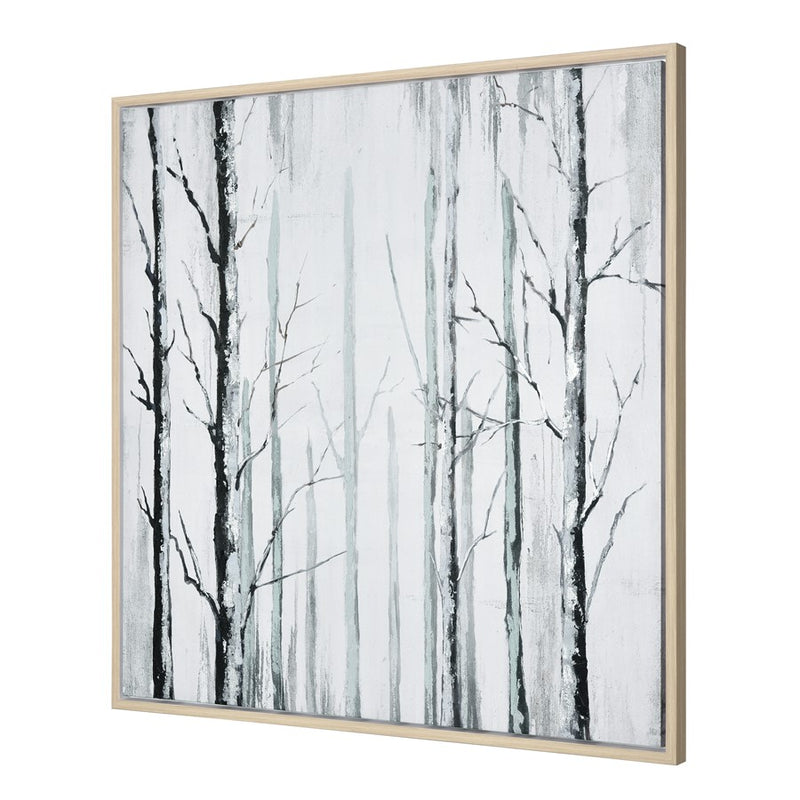 Atlas Lighting Jordan Forest Framed Wall Art, Off White